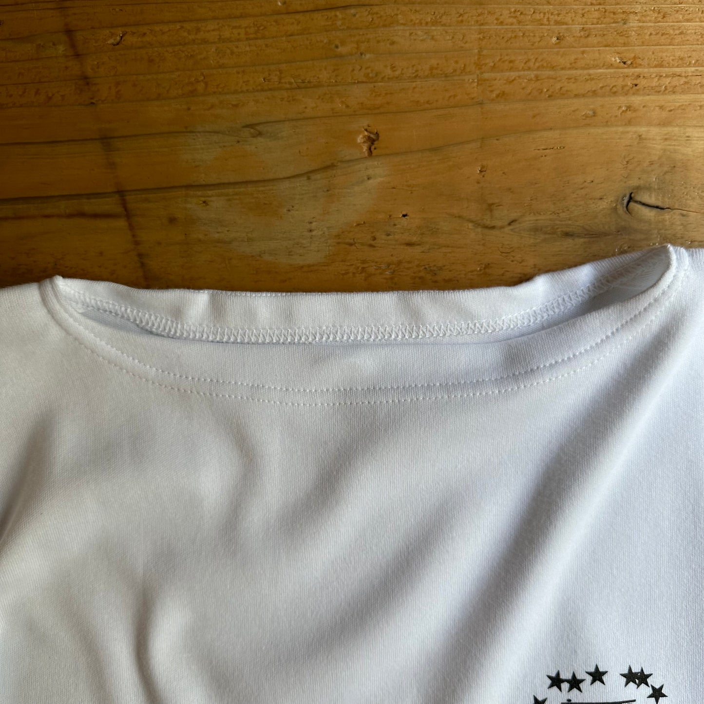 Deadstock Italian military boat neck T-shirt